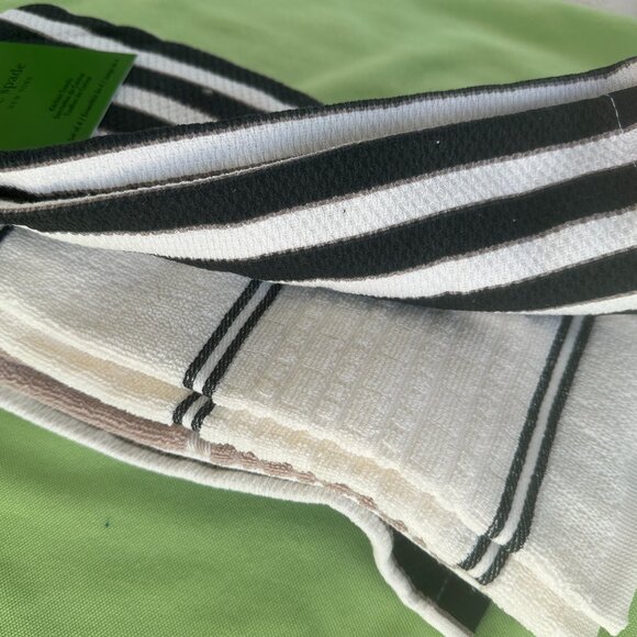 811Qcb6wDnL._AC_UF350,  KATE SPADE KITCHEN TOWELS (SET OF FOUR):NWT NEUTRALS